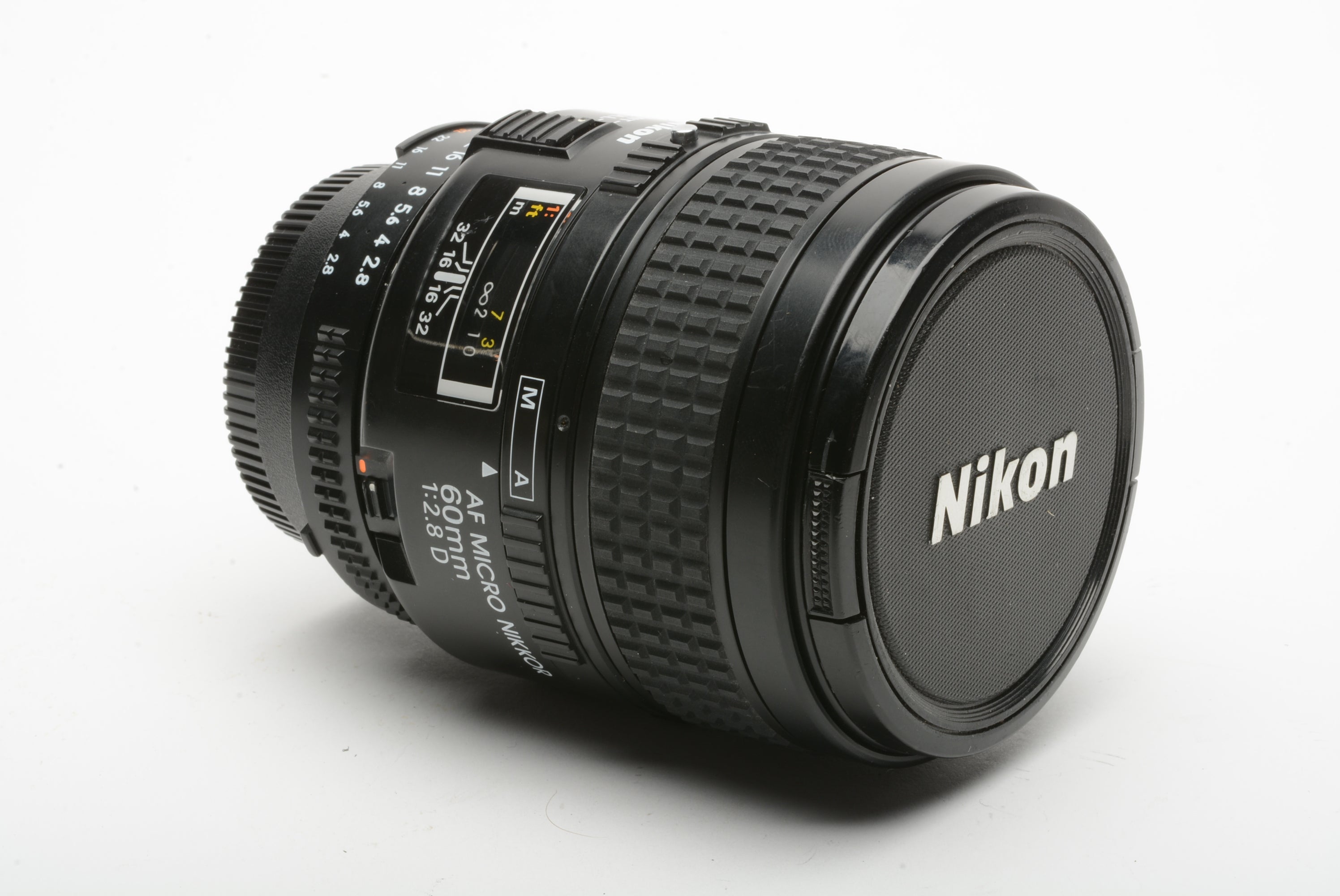 Nikon Nikkor AF Micro 60mm f2.8D w/body caps, USA Version