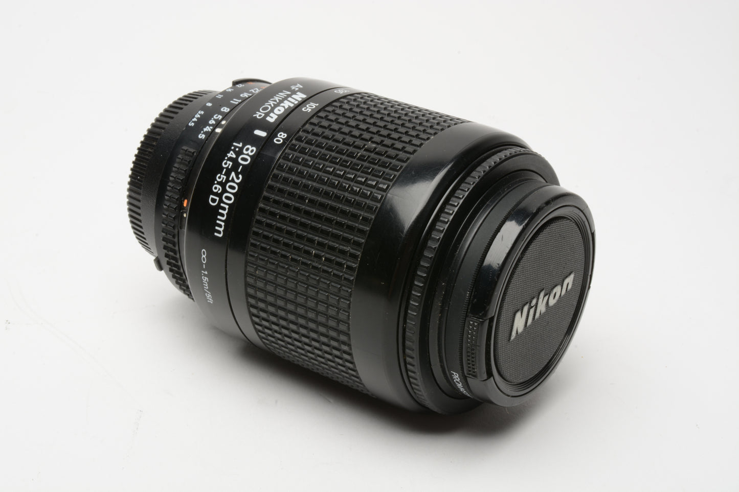Nikon AF Nikkor 80-200mm F4.5-5.6D w/Caps, very clean, barely used