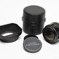 Super Takumar 28mm f3.5 M42 mount lens, caps, case, hood, Mint-