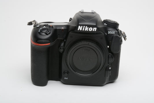 Nikon D500 DSLR Body, USA, very clean, Only 15,987 Acts