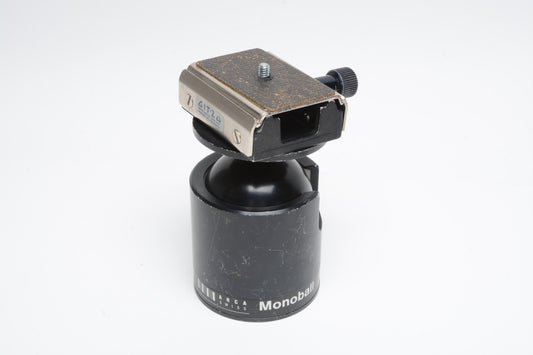 Arca Swiss Monoball w/ Gitzo Quick Release Adapter & Plate - Nice!