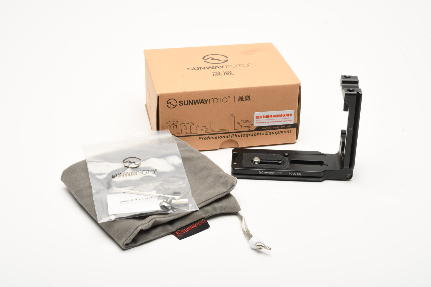 Sunwayfoto PCLO-R5 Custom L-bracket for Canon EOS R5/R6, New