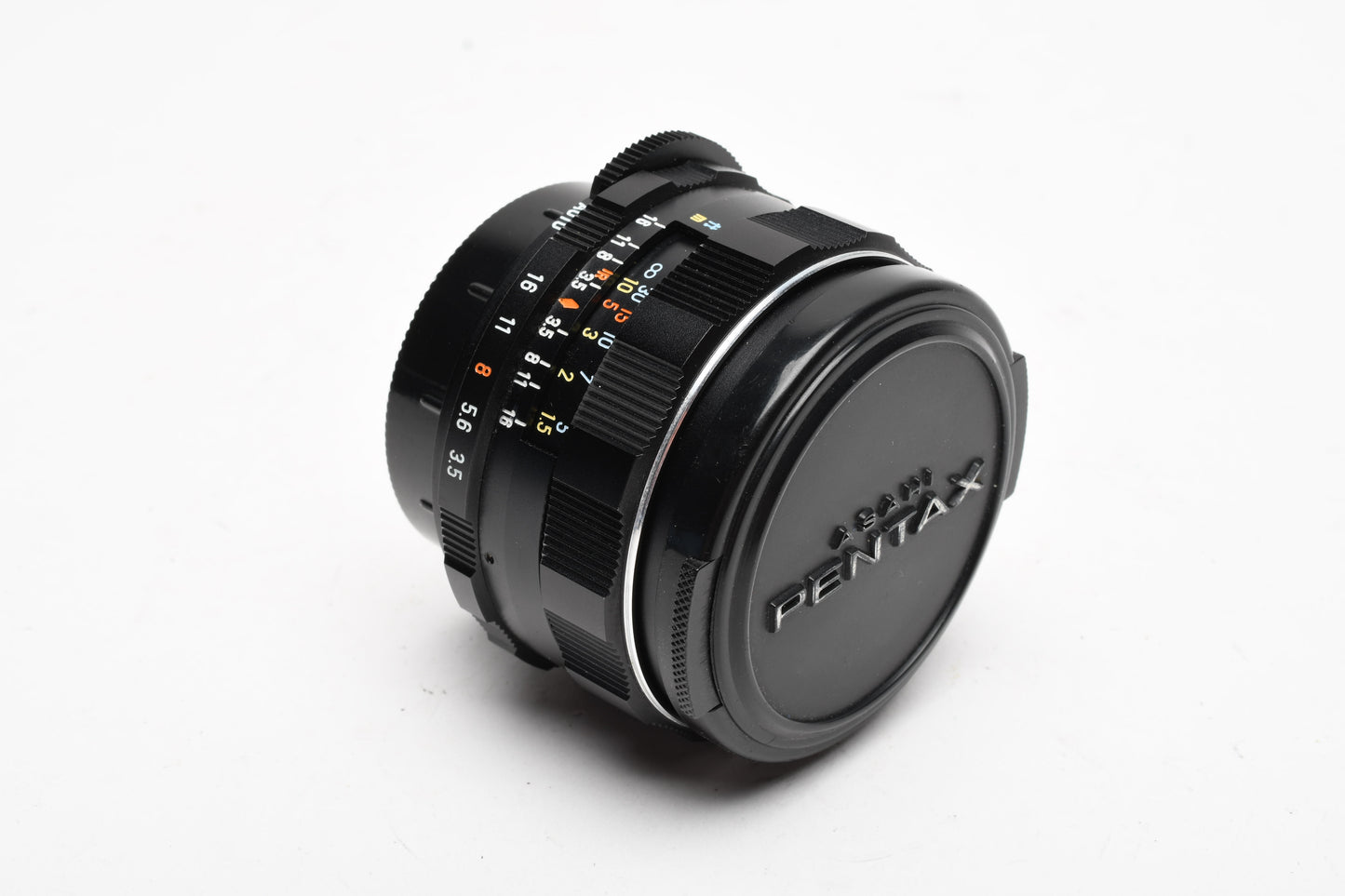 Super Takumar 35mm f3.5 M42 mount lens, caps, case, hood, Mint-