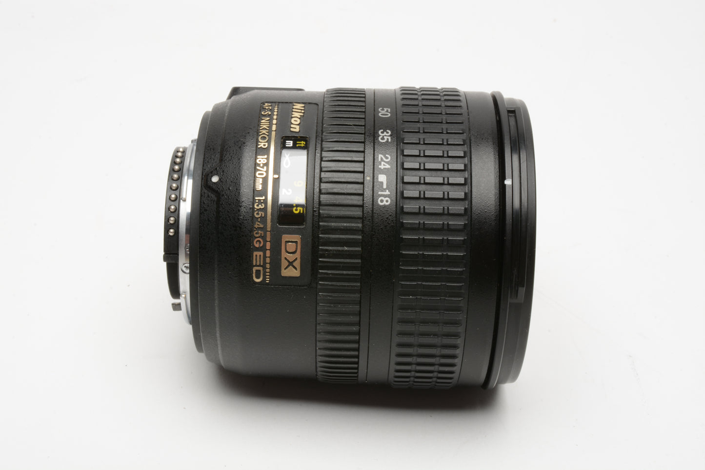 Nikon AF-S Nikkor 18-70mm f3.5-4.5G ED DX IF w/caps, hood, UV, Tested