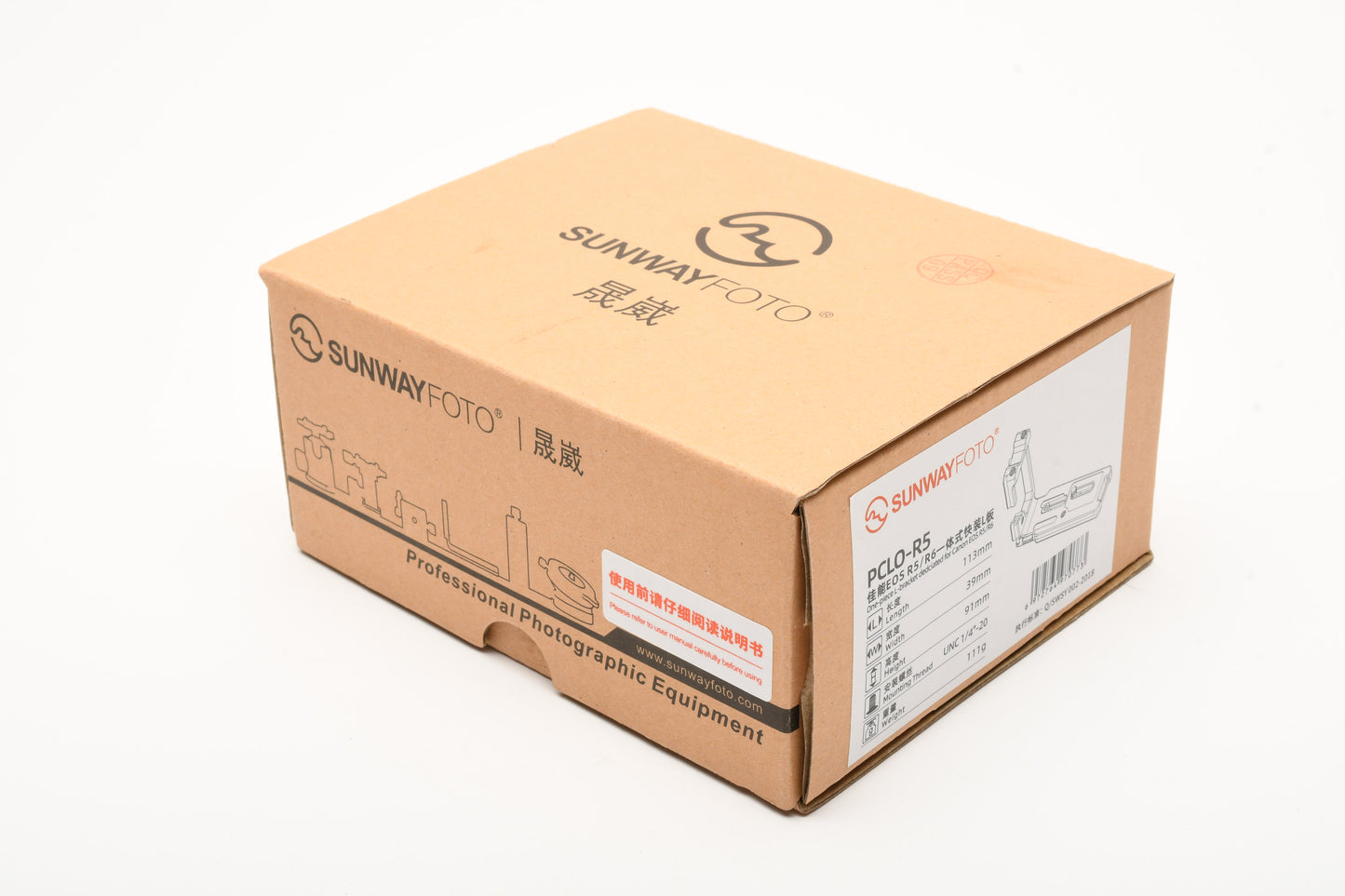 Sunwayfoto PCLO-R5 Custom L-bracket for Canon EOS R5/R6, New