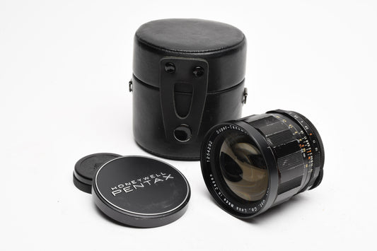 Asahi Super Takumar 35mm f2 M42 Mount lens, Caps, Case, Great!