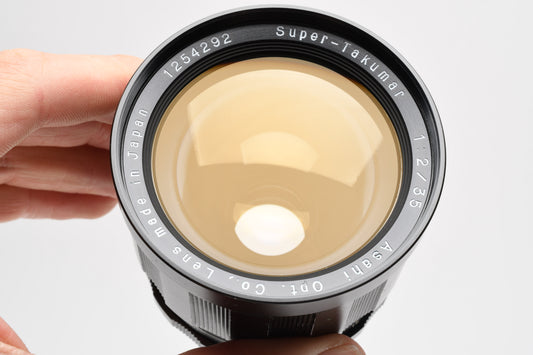 Asahi Super Takumar 35mm f2 M42 Mount lens, Caps, Case, Great!