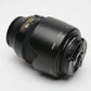 Nikon AFS Nikkor 55-200mm F4-5.6G ED DX VR zoom lens, caps, hood, UV,