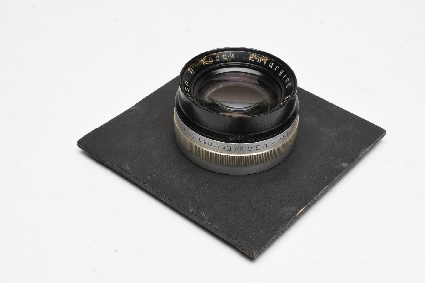 Kodak Ektanon 161mm 4.5 Enlarging Lens w/Lens board and RR, Good!