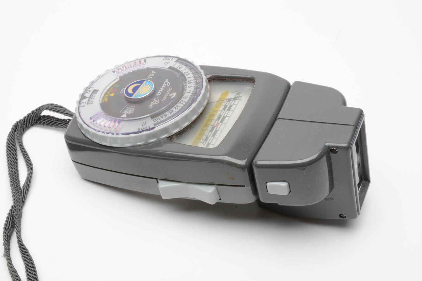 Gossen Luna-pro Incident Light Meter, Cases + variable angle attachment, Nice