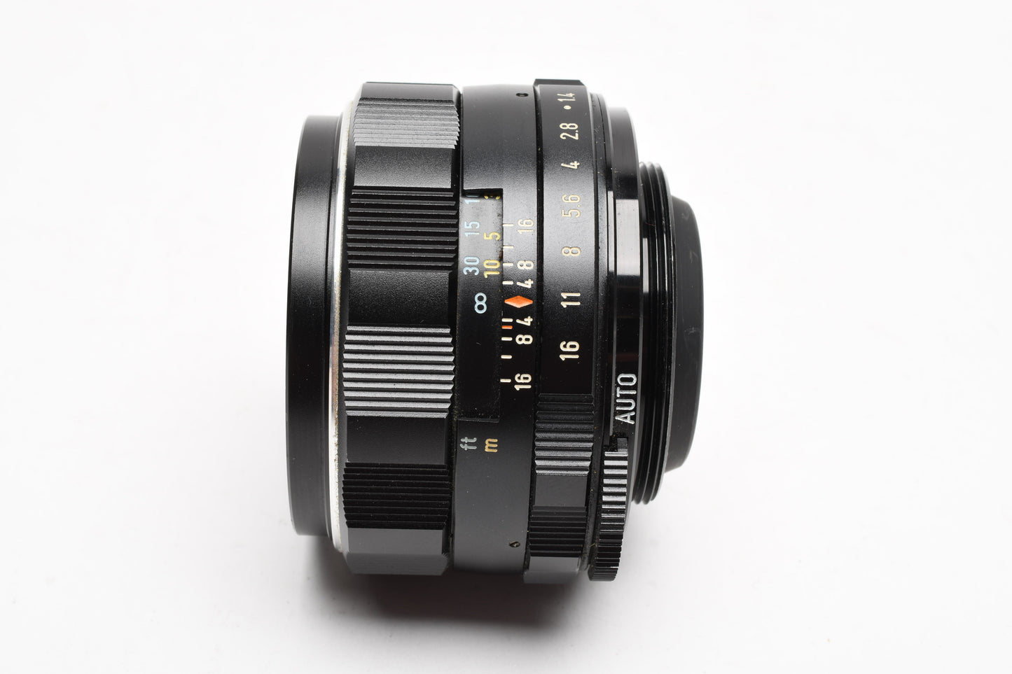 Pentax Super-Takumar 50mm f1.4 M42 mount lens, caps, case, Mint-