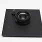Schneider Componon 80mm 5.6 Lens w/Lens board and RR, Nice