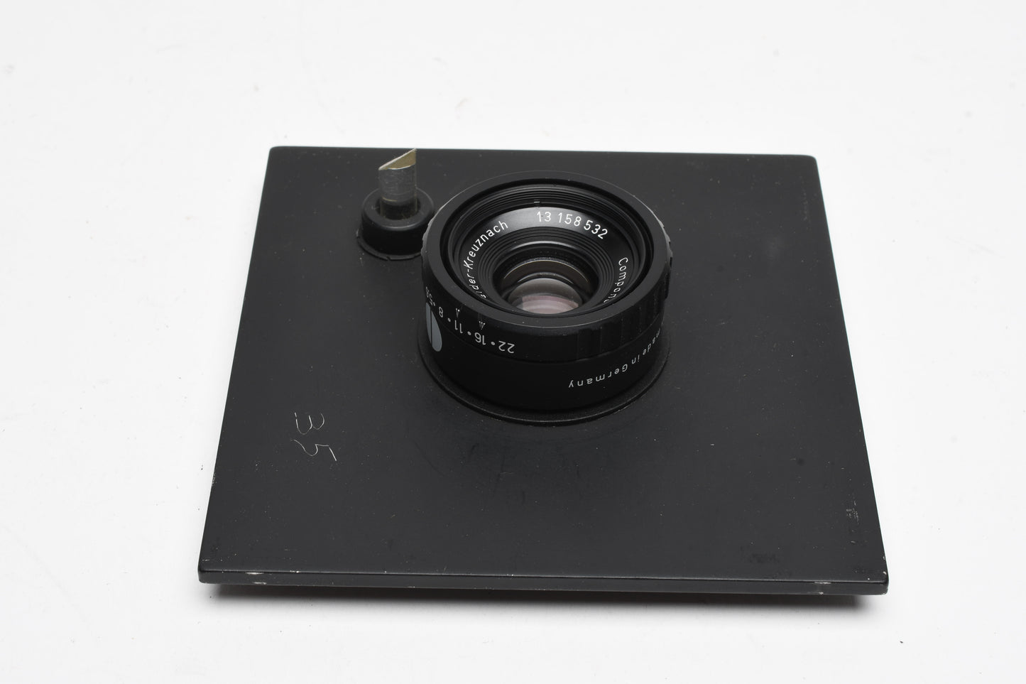 Schneider Componon 80mm 5.6 Lens w/Lens board and RR, Nice
