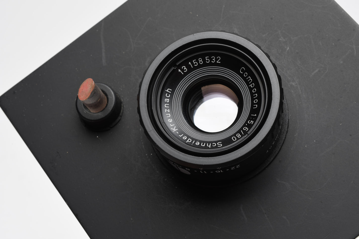 Schneider Componon 80mm 5.6 Lens w/Lens board and RR, Nice