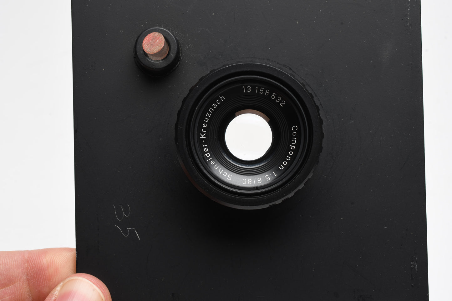 Schneider Componon 80mm 5.6 Lens w/Lens board and RR, Nice