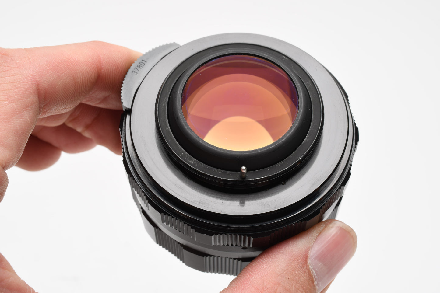 Pentax Super-Takumar 50mm f1.4 M42 mount lens, caps, case, Mint-