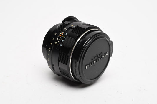Pentax Super-Takumar 50mm f1.4 M42 mount lens, caps, Mint-