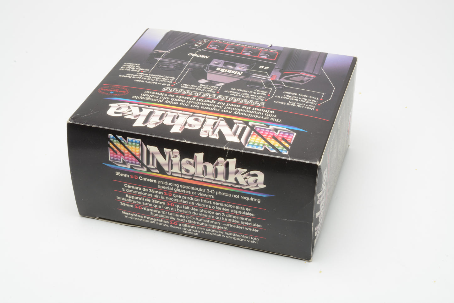 Nishika N8000 3D Camera w/30mm Quadra Lens, NIB - Never used