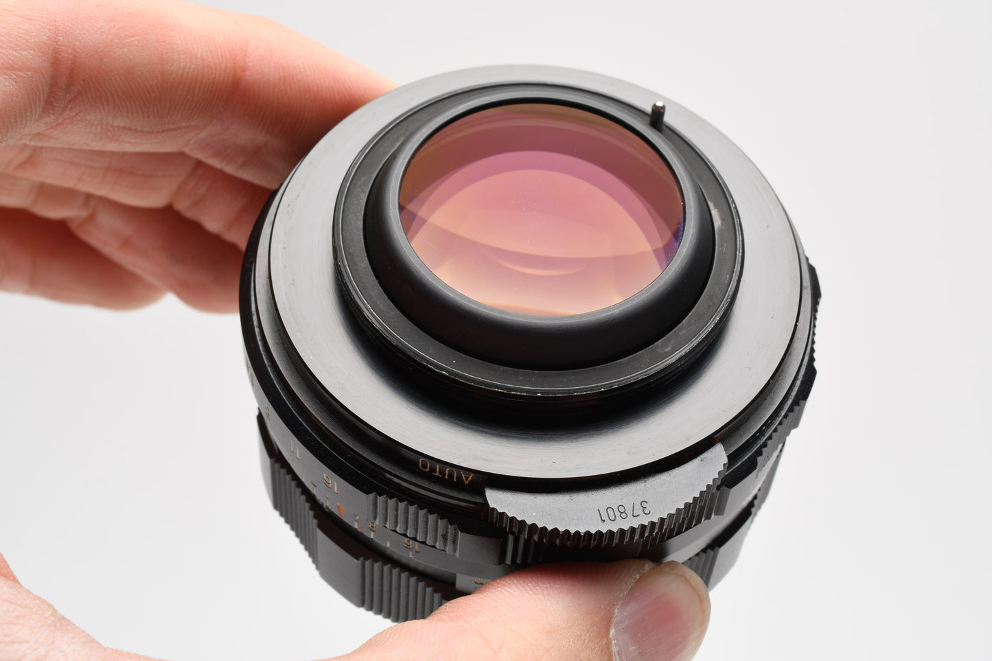 Pentax Super-Takumar 50mm f1.4 M42 mount lens, caps, Mint-