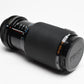 Kiron 80-200mm f4.5 telephoto macro zoom lens Canon FD mount, Great
