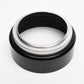 Asahi Pentax Plastic lens hood w/metal rim for 50mm lenses in case