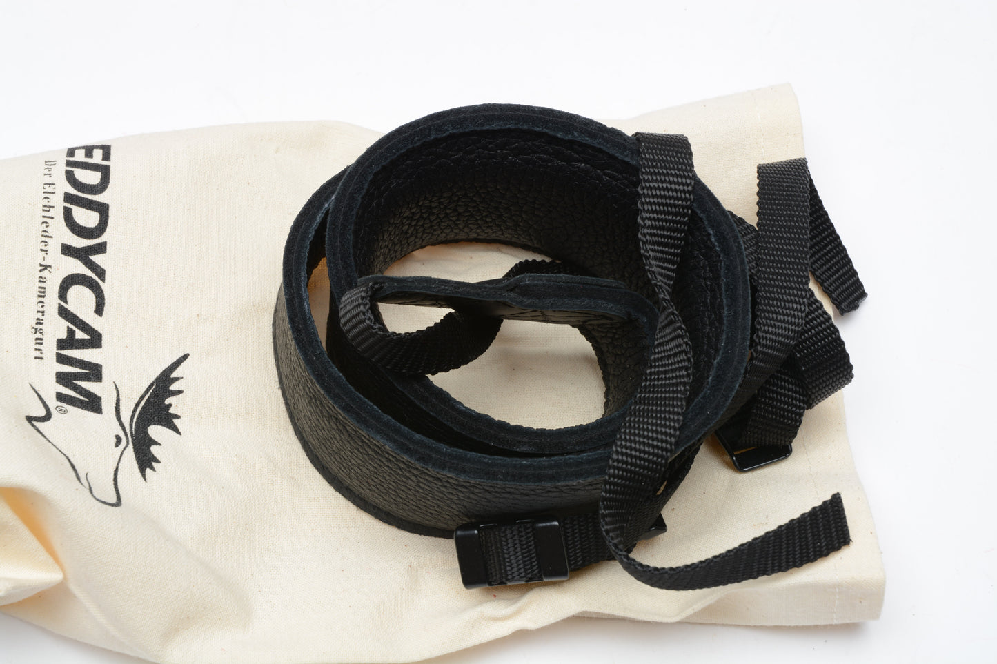 EDDYCAM Fashion 1 Camera Strap (Black/Black, 2.4 x 61"), NIB