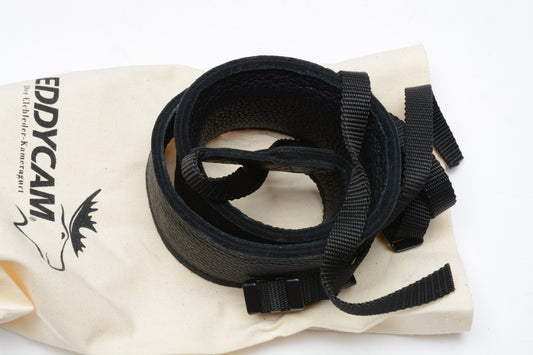 EDDYCAM Fashion 1 Camera Strap (Black/Black, 2.4 x 61"), NIB
