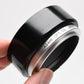 Asahi Pentax Plastic lens hood w/metal rim for 50mm lenses in case