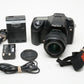 Pentax K10D DSLR w/AF 18-55mm f3.5-5.6 zoom lens, batt+charger, Only 7273 Acts!