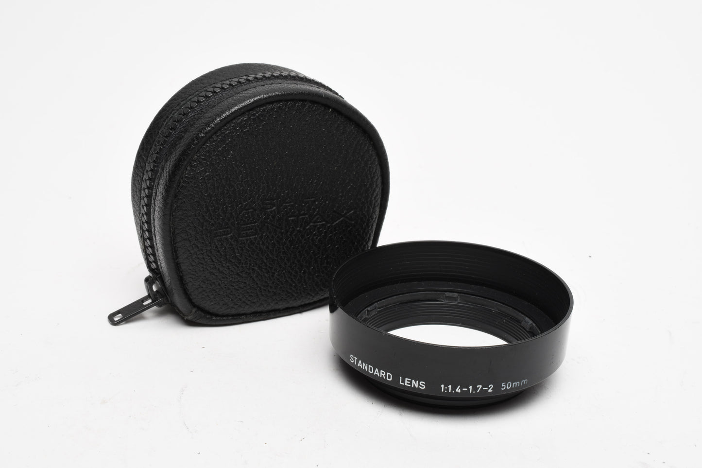 Asahi Pentax Plastic lens hood for 50/55mm lenses in case (49mm diameter)