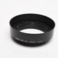 Asahi Pentax Plastic lens hood for 50/55mm lenses in case (49mm diameter)