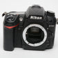 Nikon D7000 16.2MP DSLR, 2batts, charger, strap, Only 18K Acts, Tested