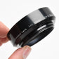 Asahi Pentax Plastic lens hood for 50/55mm lenses in case (49mm diameter)