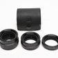 Asahi Pentax M42 Extension Tube set, case nice & clean