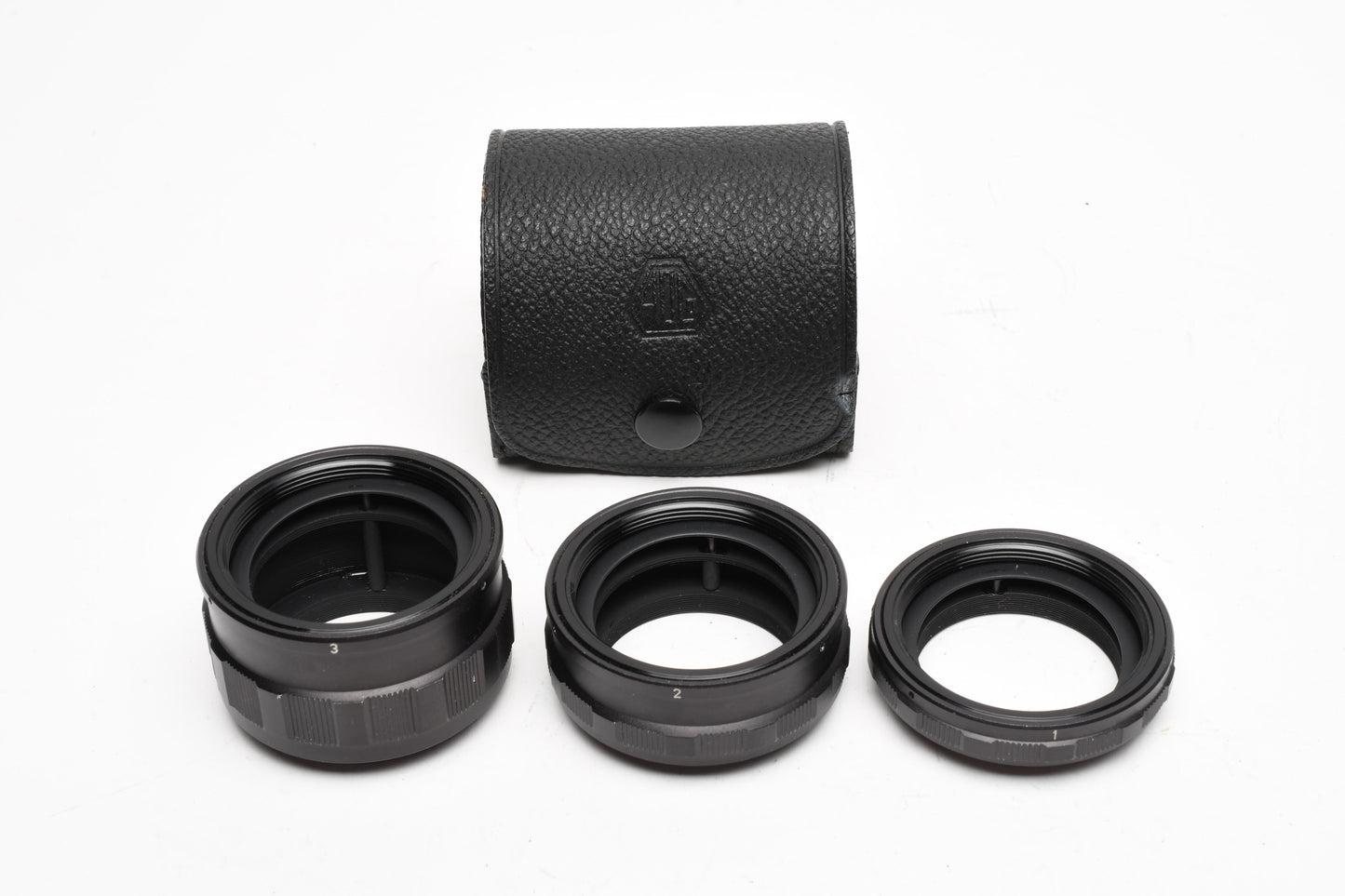 Asahi Pentax M42 Extension Tube set, case nice & clean