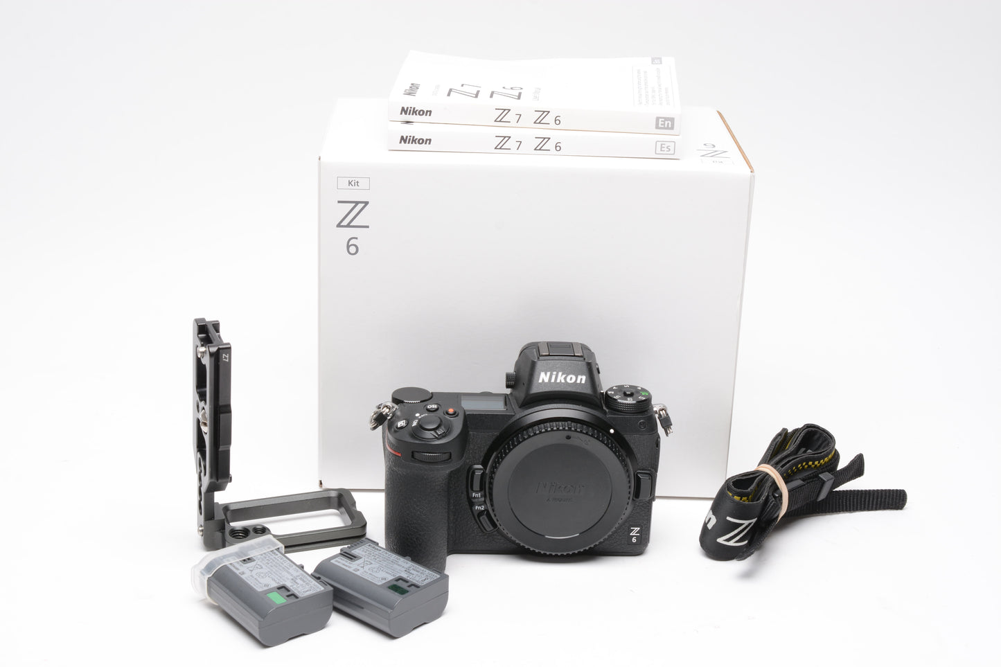 Nikon Z6 Mirrorless body, 2 batts+charger+L Grip, USA version