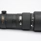 Nikon Nikkor ED AF 300mm F4, caps + drop-in UV, Nice!