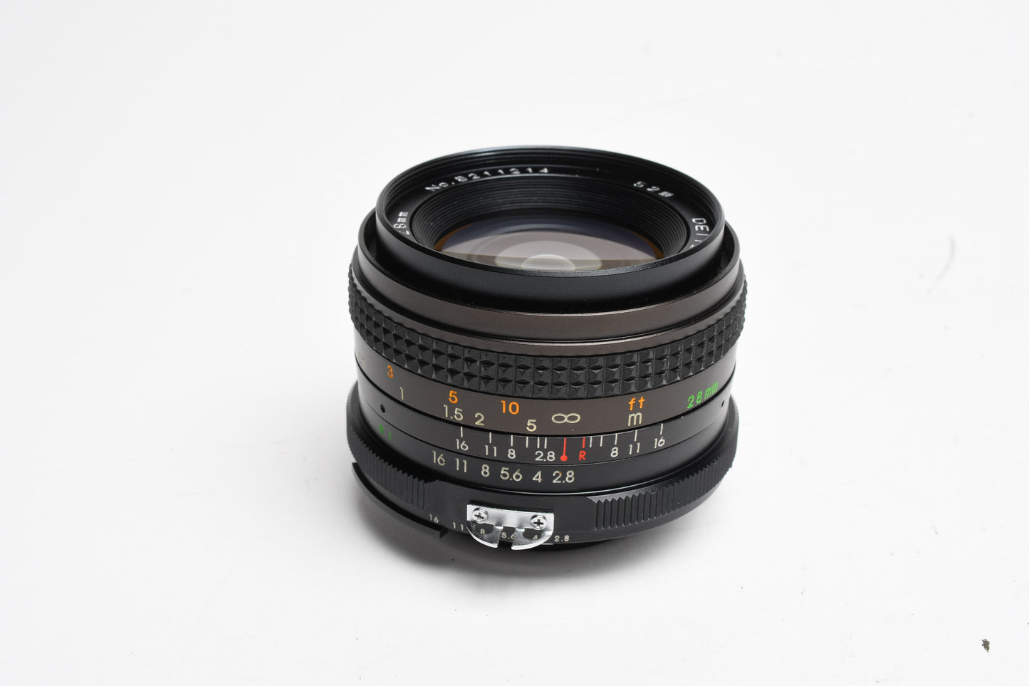 Deitz 28mm f2.8 wide angle lens for Nikon Ai, UV filter, Nice