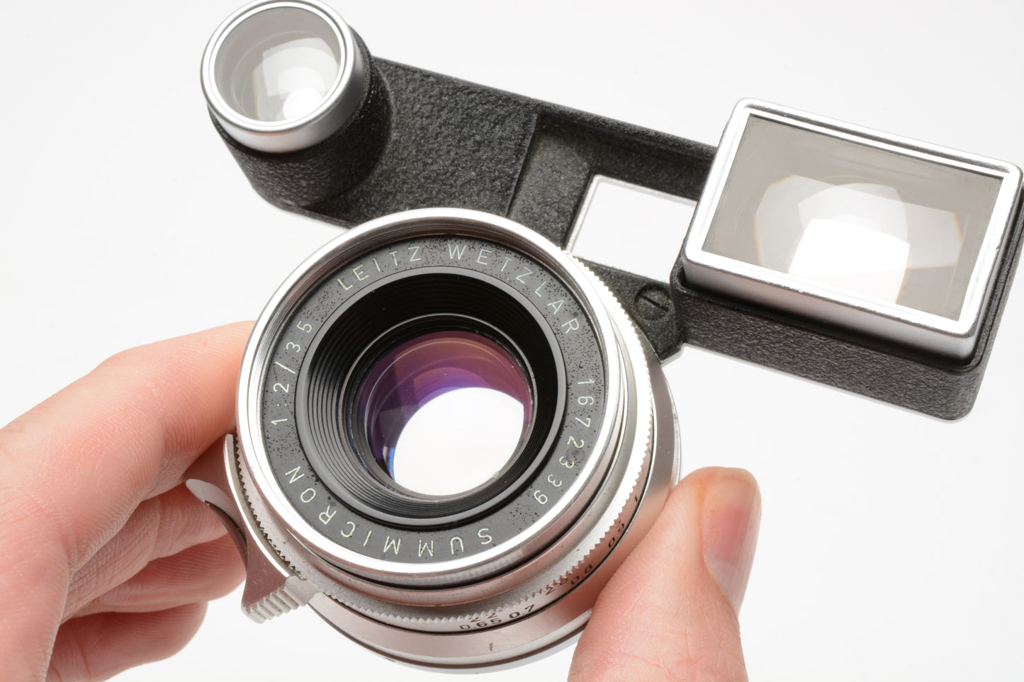 Leica Summicron-M 35mm f2 V1 8 Element 11308 w/Goggles, Great!!