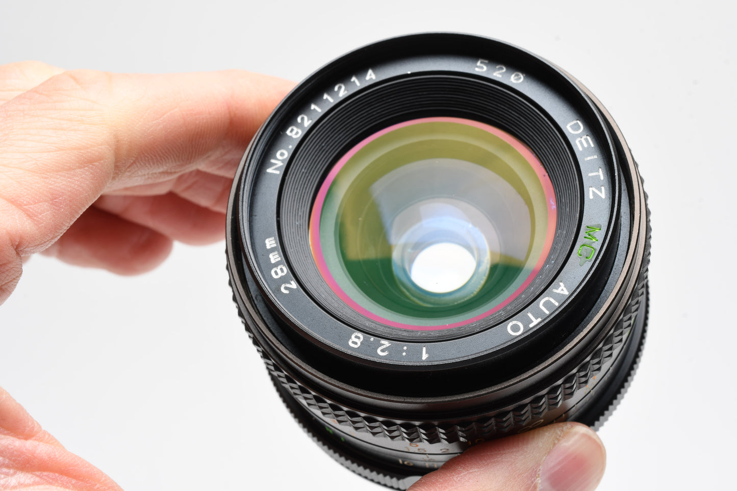 Deitz 28mm f2.8 wide angle lens for Nikon Ai, UV filter, Nice