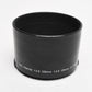 SMC Pentax 1:2.8 120mm 1:3.5 135mm 1:4 Inch 150mm Plastic snap on lens hood
