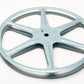 S8 Metal Movie Reel 400' w/Can, Blue, Clean