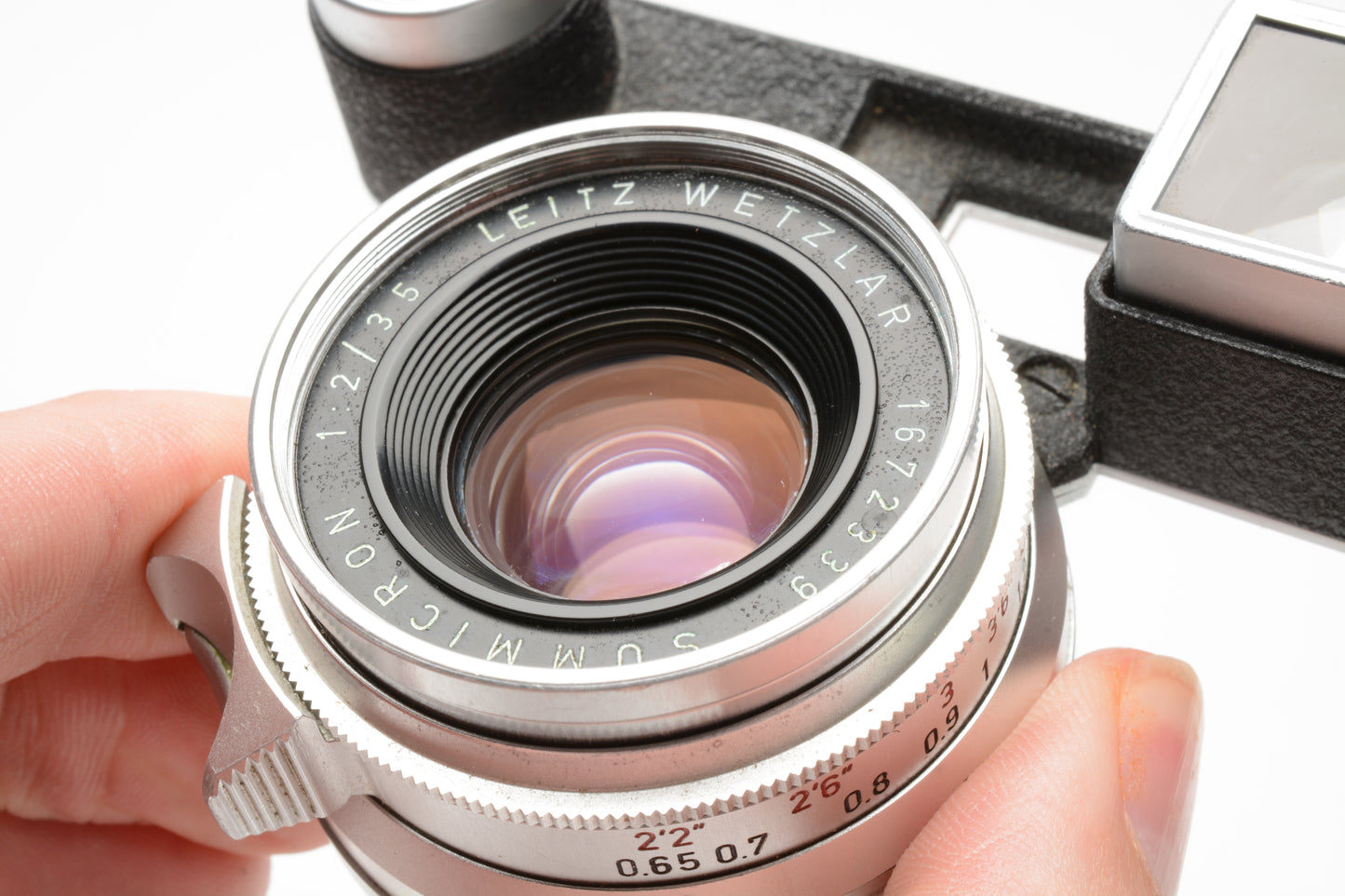 Leica Summicron-M 35mm f2 V1 8 Element 11308 w/Goggles, Great!!