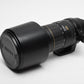 Sigma AF 170-500mm f5-6.3 APO Tele Zoom, Canon EF Mount, Hood