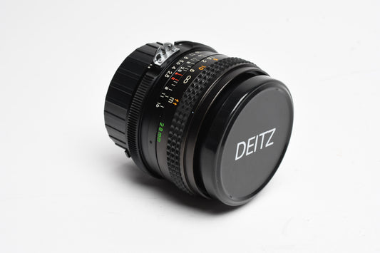 Deitz 28mm f2.8 wide angle lens for Nikon Ai, UV filter, Nice