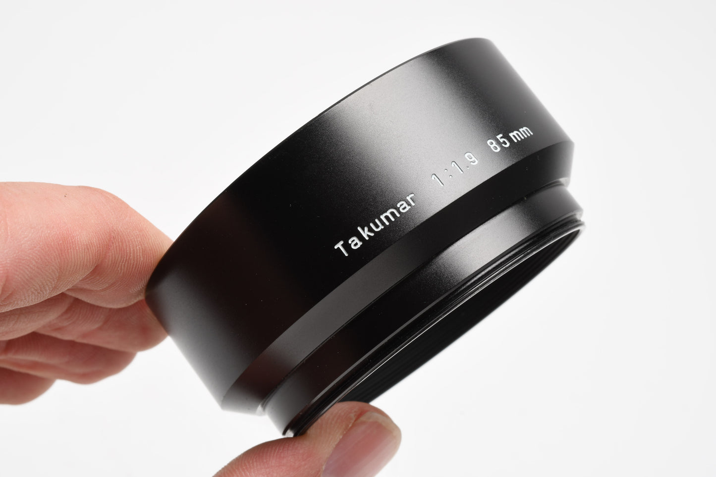 Takumar 85mm f1.9 metal lens hood, 58mm diameter, Mint