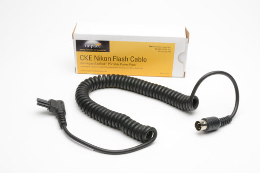 Impact CKE Nikon Flash Cable For Impact LiteTrek potable Power Pack NIB