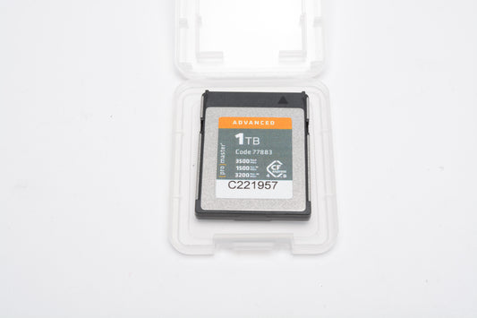 Promaster 1TB CFexpress Type B Advanced Memory Card, Formatted