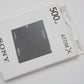 Sony Atom X 500GB SSD Media SV-MGS50, w/Mini Adapter
