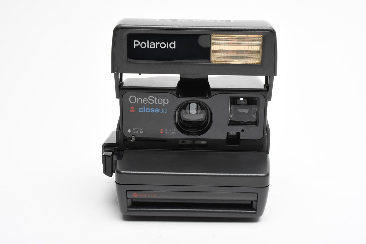 Polaroid 600 OneStep CloseUp Instant Camera (600 film), tested, clean, w/Strap